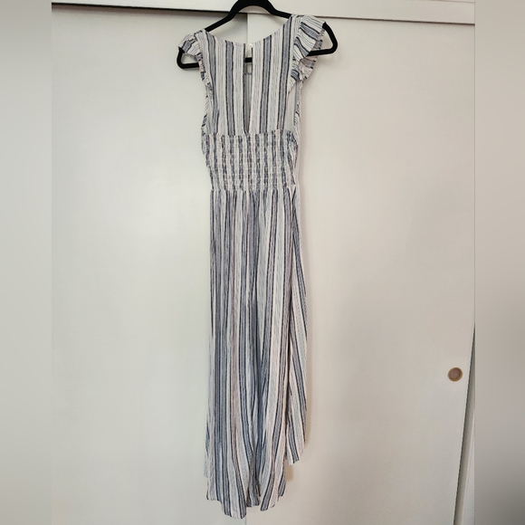 Love Fire Striped HiLo Maxi Dress Size Medium - Picture 3 of 3